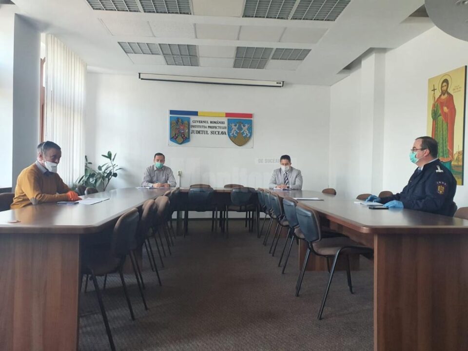 Ședință operativă la Prefectura Suceava
