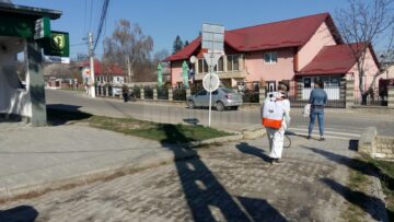 Primăria Liteni a organizat o acțiune de dezinfecție de nivel înalt în toate localitățile