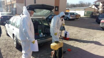 Primăria Liteni a organizat o acțiune de dezinfecție de nivel înalt în toate localitățile