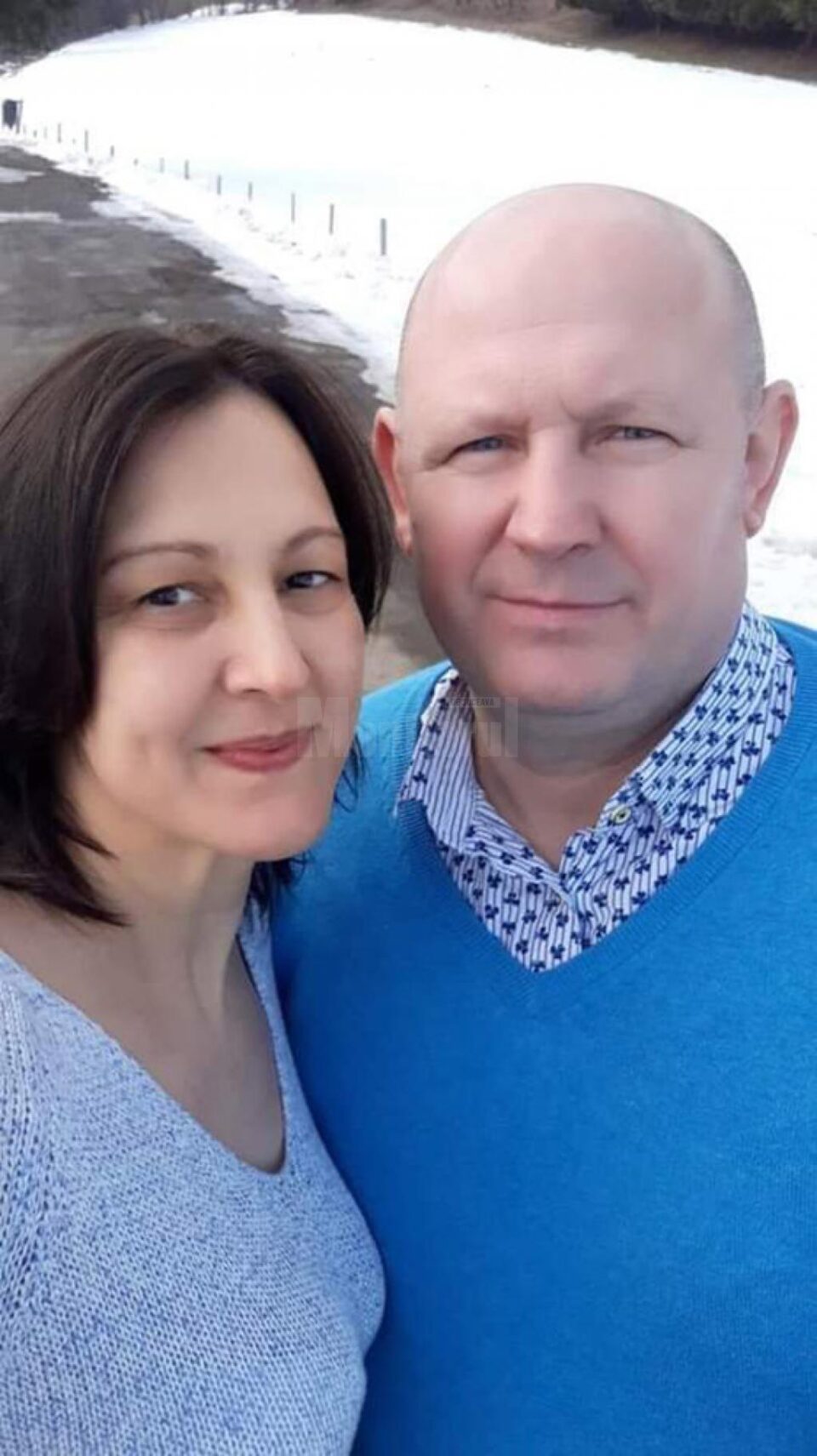 Ghiță Păcurariu alături de Elena, viitoarea sa soție