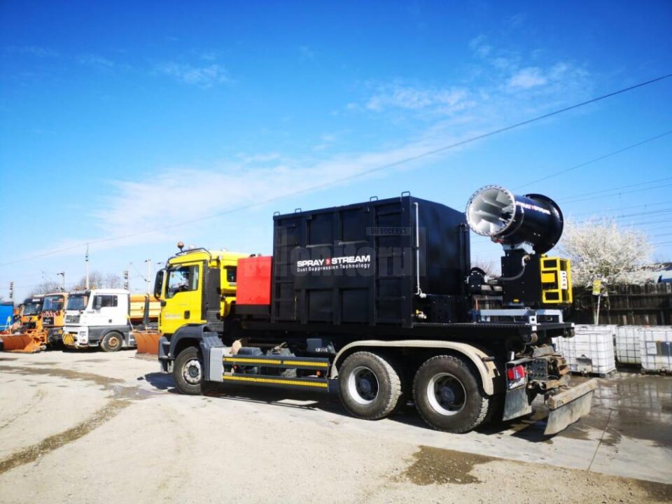 Un nebulizator care elimină de pe suprafețe și din aer bacteriile și virusurile va acționa pe străzile Sucevei, de săptămâna viitoare