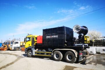 Un nebulizator care elimină de pe suprafețe și din aer bacteriile și virusurile va acționa pe străzile Sucevei, de săptămâna viitoare