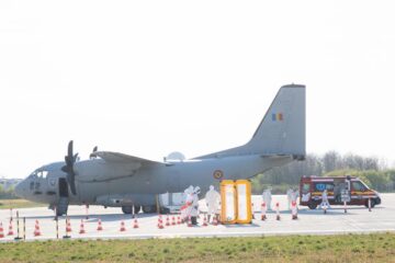 Misiune umanitară a Forțelor Aeriene Române - Foto Adrian Sultănoiu/CER SENIN