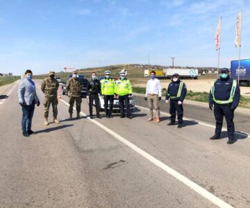 Pizza și sucuri pentru toți membrii echipajelor din punctele de control din Suceava