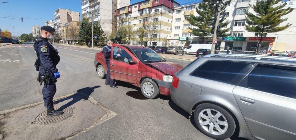 Tamponarea care l-a oprit pe șoferul pericol public