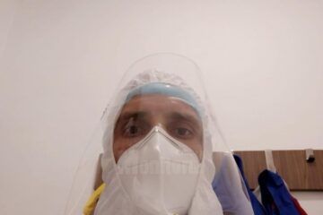 Iulian Ionesi a dat tricoul de fotbalist pe echipamentul de dezinfectator