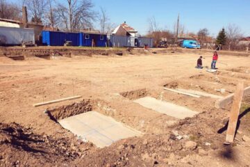 Ritm susținut la lucrările pentru construirea bazinului de înot din Rădăuți