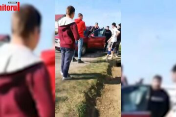Secretarul Primăriei orașului Salcea, Ionică Petraș, a fost filmat în timp ce vocifera extrem de violent în fața unui grup de tineri, în plină stradă