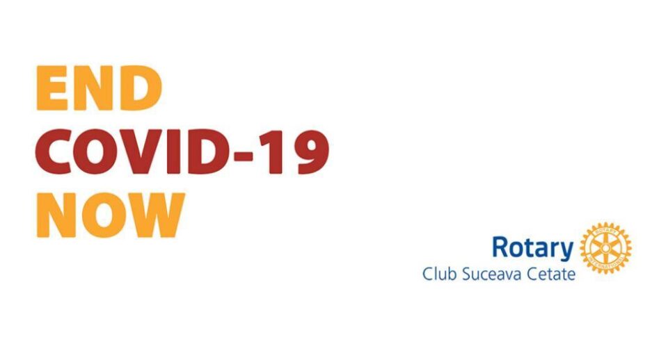 Contribuție importantă pentru comunitatea locală, din partea Asociației Rotary Club Suceava Cetate în cadrul campaniei END COVID-19 NOW