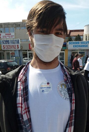 Mariei Mihail - voluntar ATOS - elev la Colegiul Național „Petru Rareș” Suceava