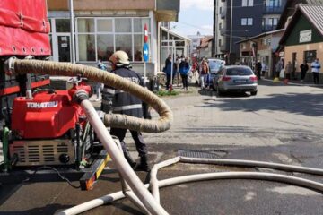 Pagubele au fost mult limitate de intervenția pompierilor