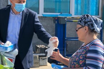 Moara, comuna în care toți locuitorii primesc mască și mănuși de protecție