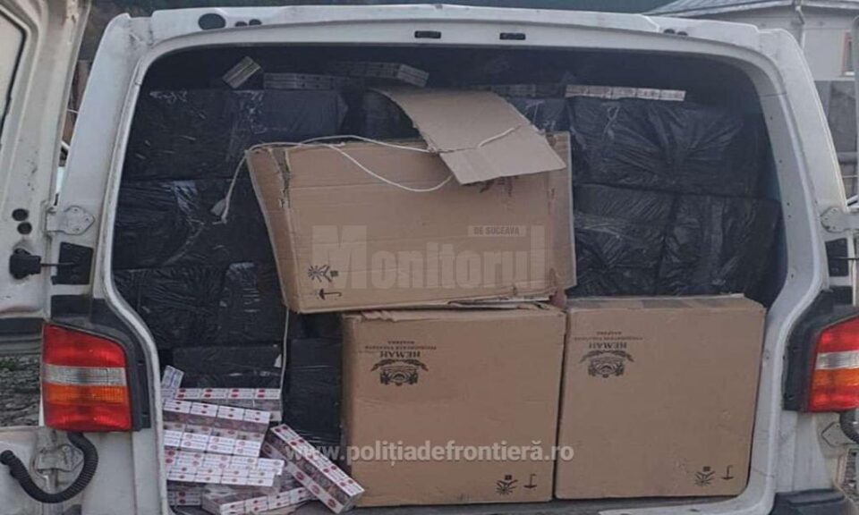 Focuri de armă și țigări de contrabandă de 120.000 de euro capturate în weekend