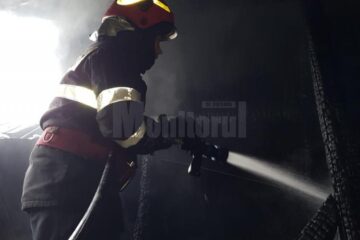 Pagube mari produse de un incendiu într-o gospodărie din Mălini