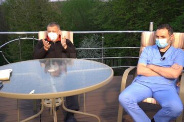 Generalul maior în rezervă Ionel Oprea și colonel doctor Daniel Derioiu