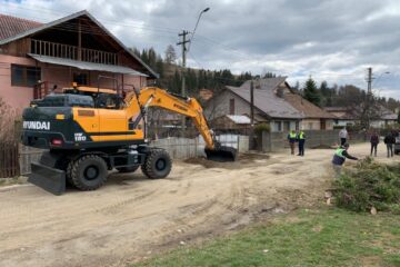 La Vatra Dornei se lucrează pentru asfaltarea mai multor străzi