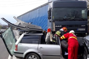 Accident grav la Păltinoasa