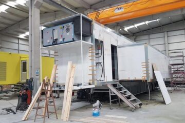 Unitatea mobilă de terapie intensivă se asamblează în momentul de față în Turcia