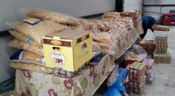 Căminul de bătrâni de la Mănăstirea Bogdănești a primit aproape o tonă și jumătate de alimente de la Centrul Social „Maria Ward”