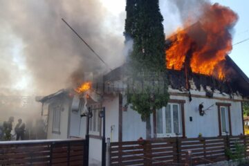 Incendiu la o locuință de pe strada Crinului din cartierul Ițcani al municipiului Suceava