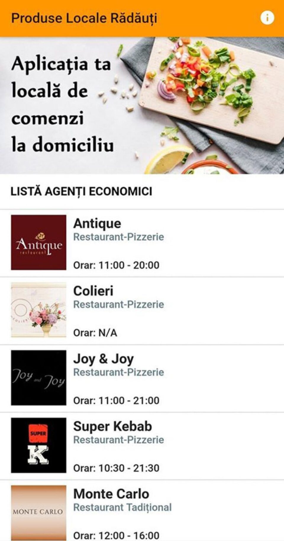 Asociația „Rădăuțiul Civic” lansează prima aplicație mobilă din Bucovina ce reunește restaurante și producători locali