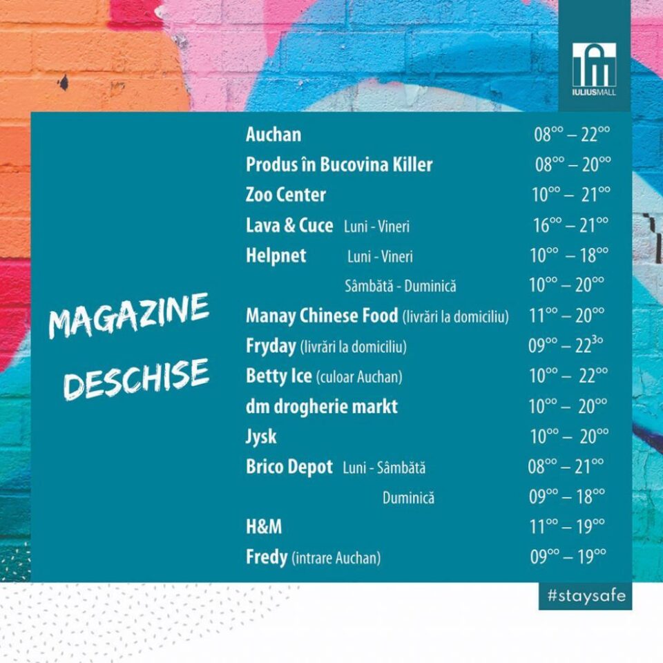 H&M, Jysk și noi locații s-au redeschis în Iulius Mall Suceava