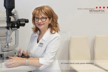 Dr. Cristina David, medic primar oftalmolog
