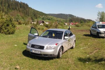 Mașina pe care o conducea, fără permis, Gheorghe Tapardău