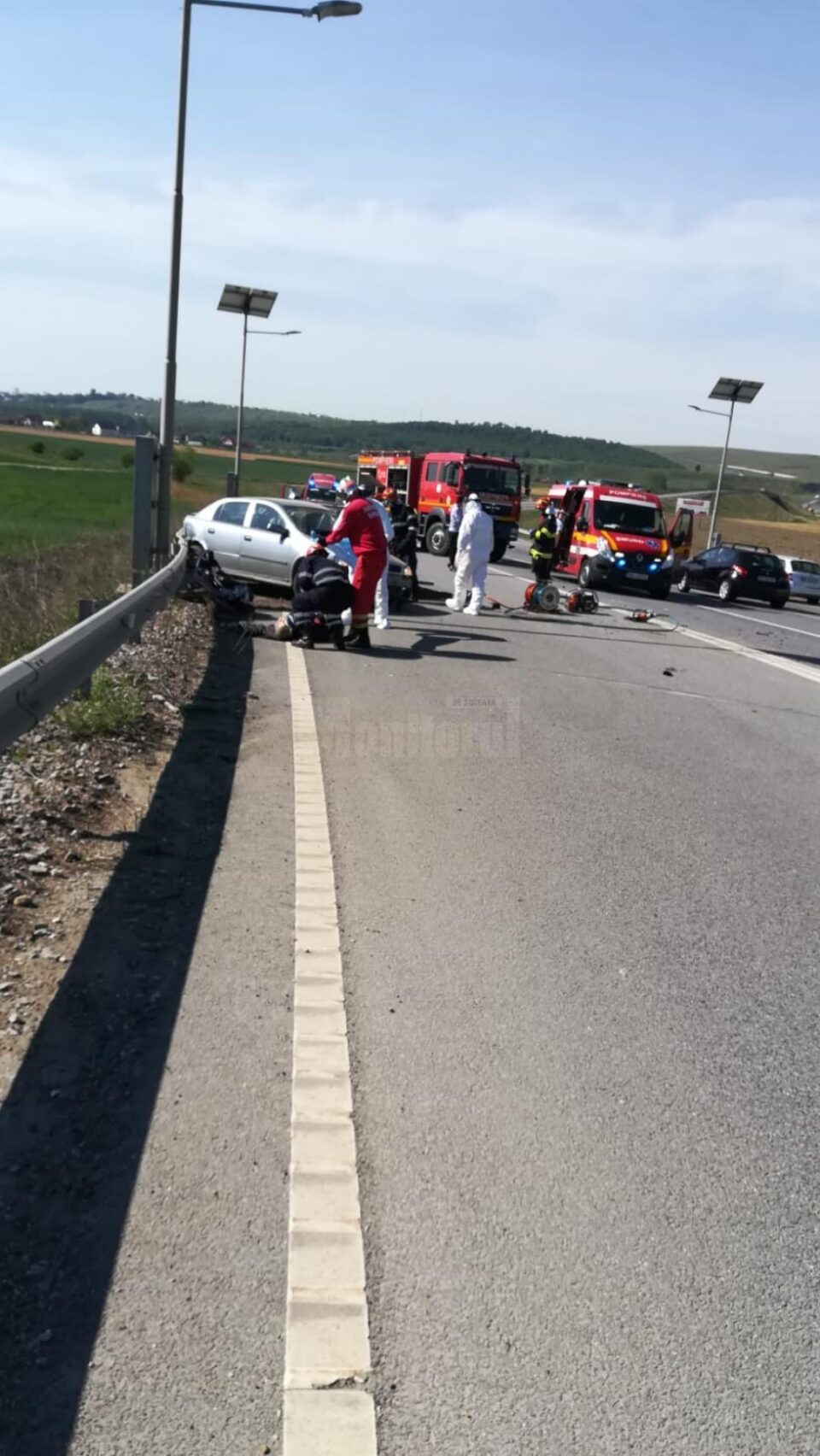 Un bărbat și-a pierdut viața în urma coliziunii dintre două autovehicule pe centura Sucevei