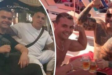 Dan Negură, în stânga, în ambele poze