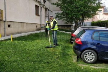 Lucrările de întreținere a spațiilor verzi din municipiul Suceava continuă și săptămâna aceasta