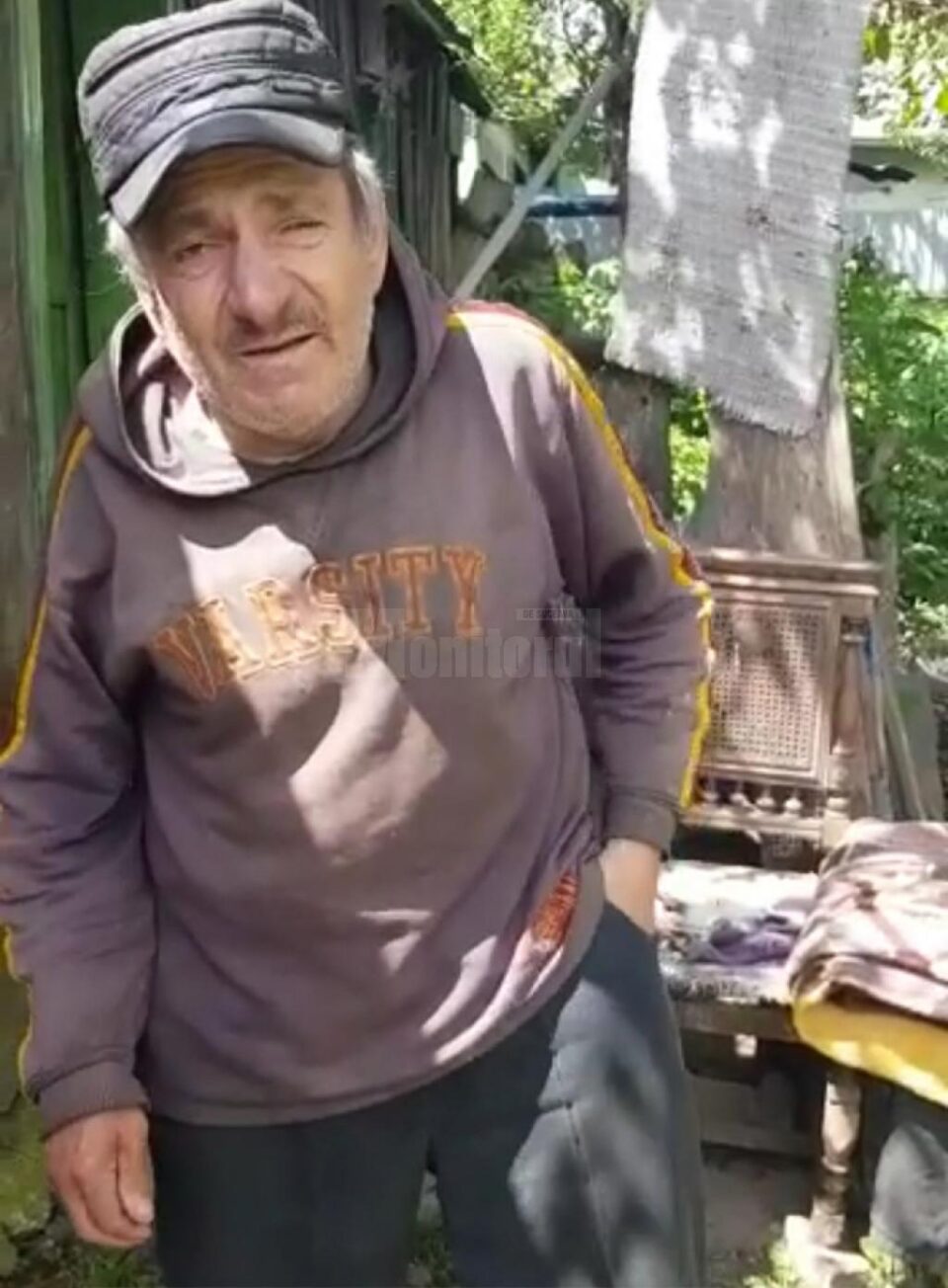 Bărbatul din Mihoveni a primit alimente