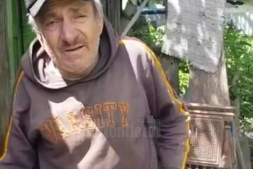 Bărbatul din Mihoveni a primit alimente