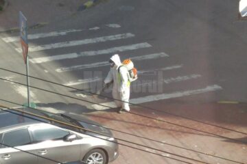 Acțiunile de dezinfecție pentru stoparea răspândirii COVID-19, în Suceava