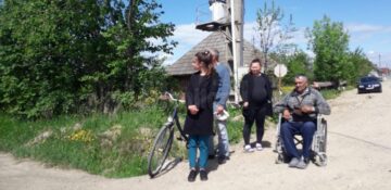 Pe traseul străbătut de cortegiu