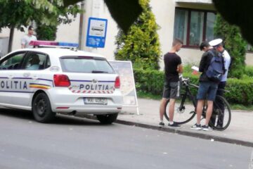 Peste 70 de sancțiuni aplicate bicicliștilor și căruțașilor care nu respectă codul rutier