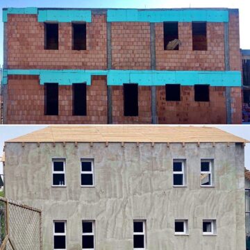 Lucrările de construire a unei noi grădinițe în municipiul Suceava, realizate 50%