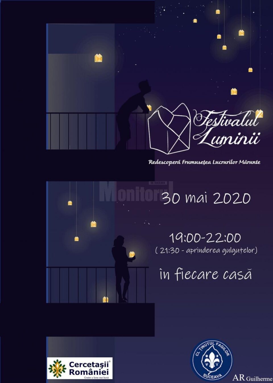 Cercetașii suceveni organizează Festivalul Luminii în mediul online