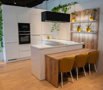 Mobilier de bucătărie Nobilia, în showroom
