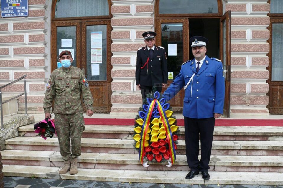 La Fălticeni, omagiu adus eroilor națiunii române