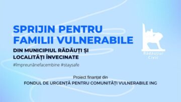 Sprijin pentru peste 500 de persoane vulnerabile din Rădăuți și împrejurimi, oferit de Asociația „Rădăuțiul Civic”