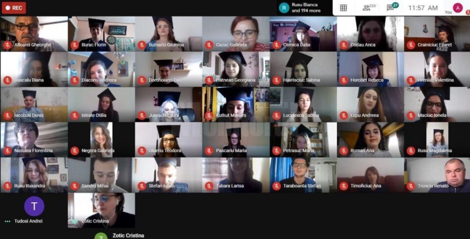 Curs festiv în online pentru absolvenții promoției 2020 a Colegiului „Mihai Eminescu”