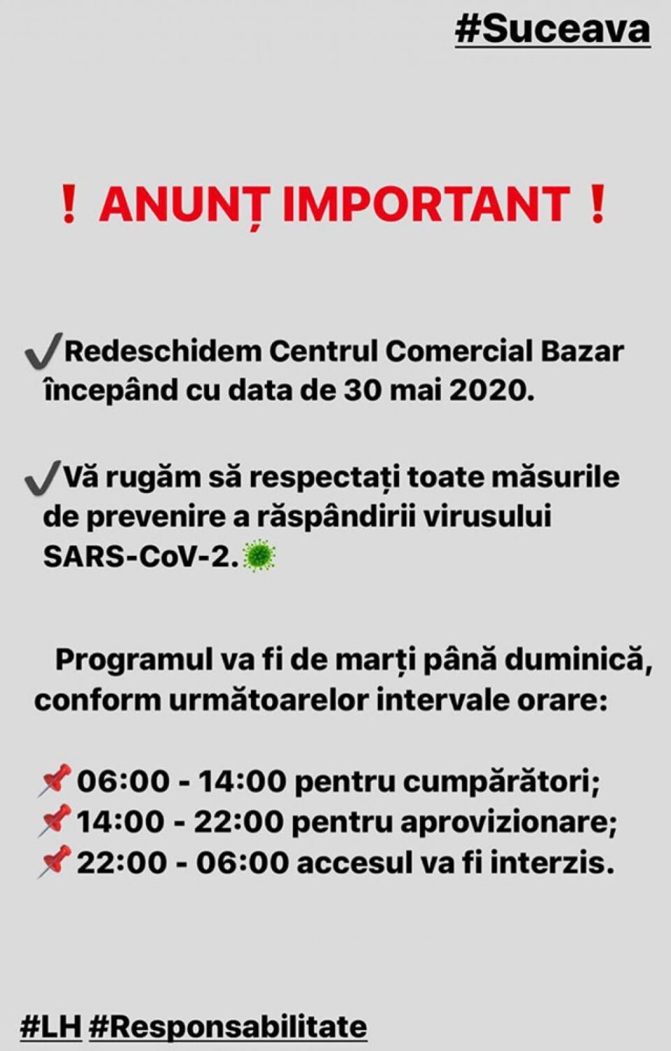Lucian Harșovschi a verificat în teren vineri punerea în funcțiune a tunelurilor de dezinfecție și restul măsurilor speciale luate pentru redeschiderea Bazarului