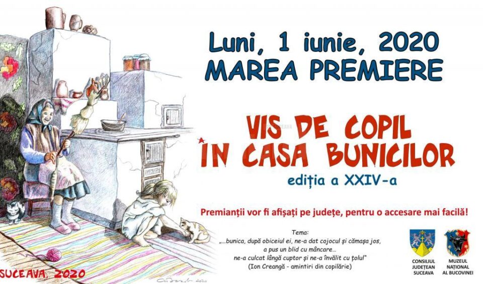 Lucrările copiilor participanți la concursul „Vis de copil în casa bunicilor”, premiate de Muzeul Național al Bucovinei