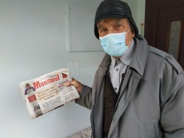 Un pensionar din Câmpulung Moldovenesc a primit în dar de ziua lui numerele din luna mai ale cotidianului ”Monitorul de Suceava”