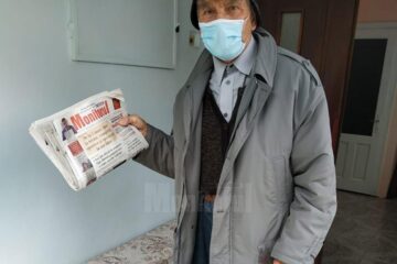 Sevastian Boguș a primit colecția de ziare din luna mai