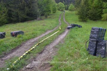 Țigări de aproape 100.000 de euro, capturate într-o acțiune cu focuri de armă