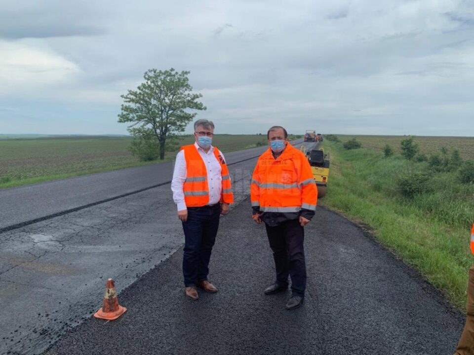 Flutur a făcut o vizită de lucru pe șantierele de la drumurile naționale la care se execută lucrări de modernizare