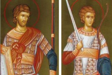 Sf. Mc. Nicandru și Marcian. Aducerea moaștelor Sf. Mare Mc. Teodor Stratilat