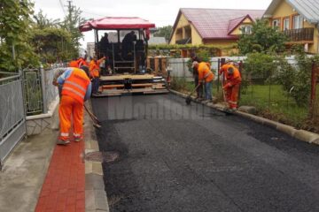 Străzile Pictor Dumitru Dacian, Eugen Lovinescu, Traian Țăranu, Micșunelelor, Barbu Ștefănescu Delavrancea, Lipovei, Fundătura, Vasile Pârvan, prinse la asfaltare